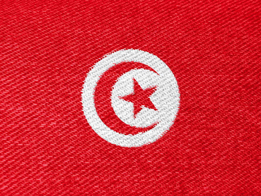 Tunesien Flagge 002