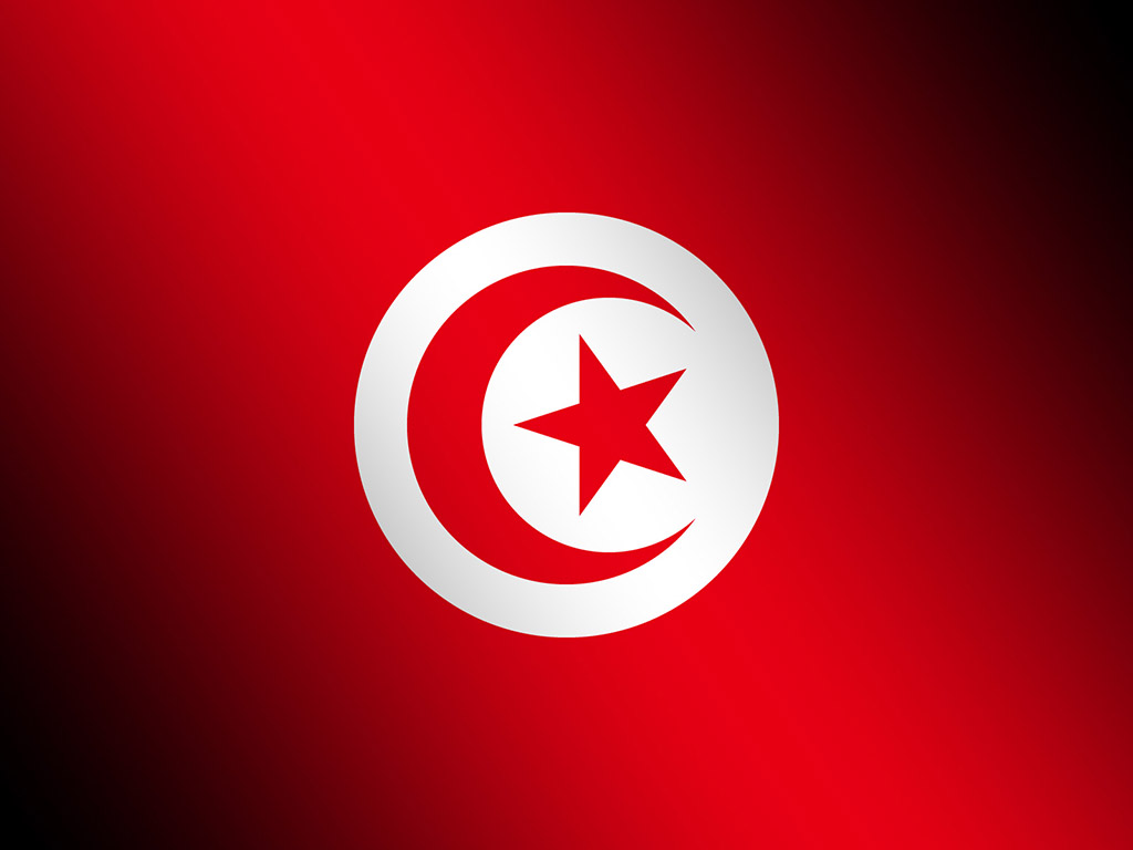 Tunesien Flagge 005