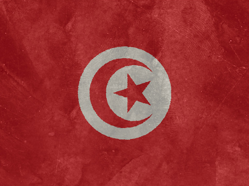 Tunesien Flagge 006