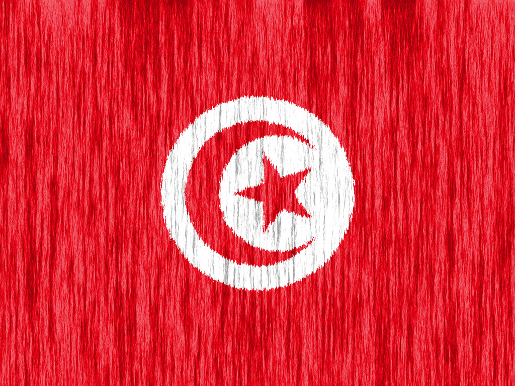 Tunesien Flagge 008