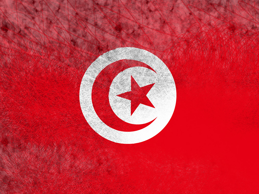 Tunesien Flagge 013