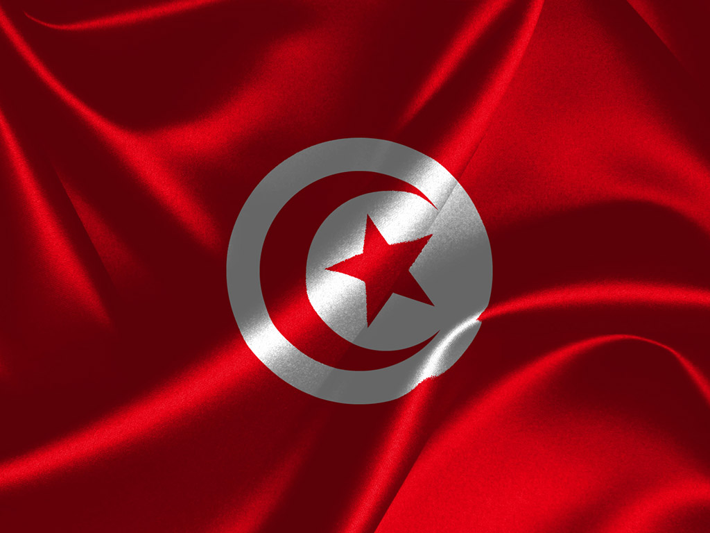 Tunesien Flagge 014