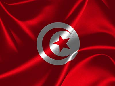Flagge Tunesiens #014