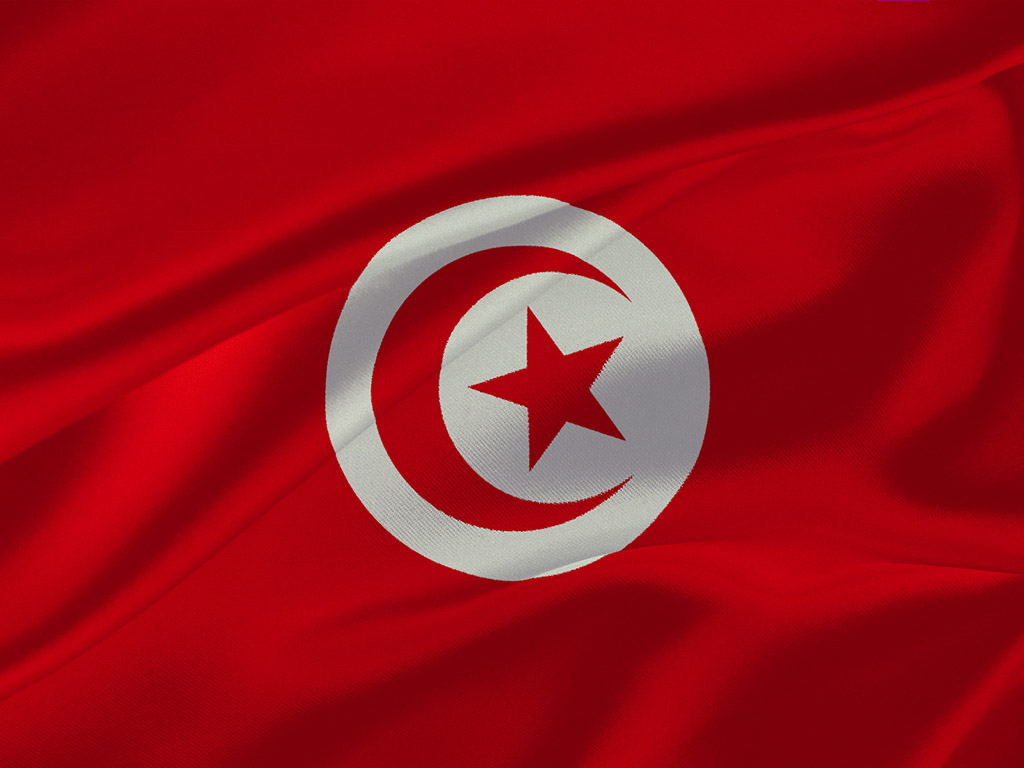 Tunesien Flagge 015