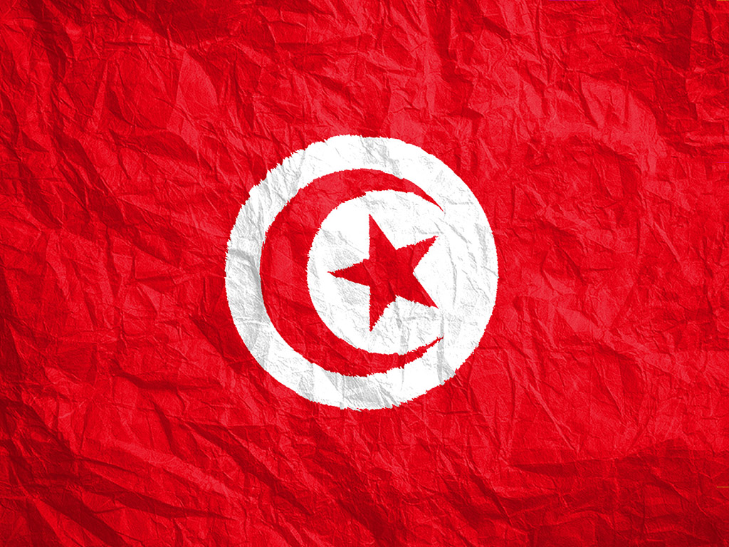 Tunesien Flagge 017