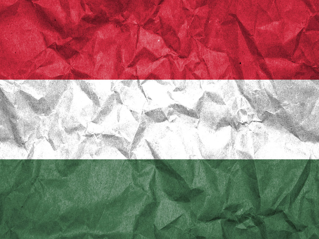 Die Flagge Ungarns