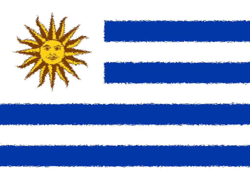 Fahne Uruguays - Uruguay Flagge