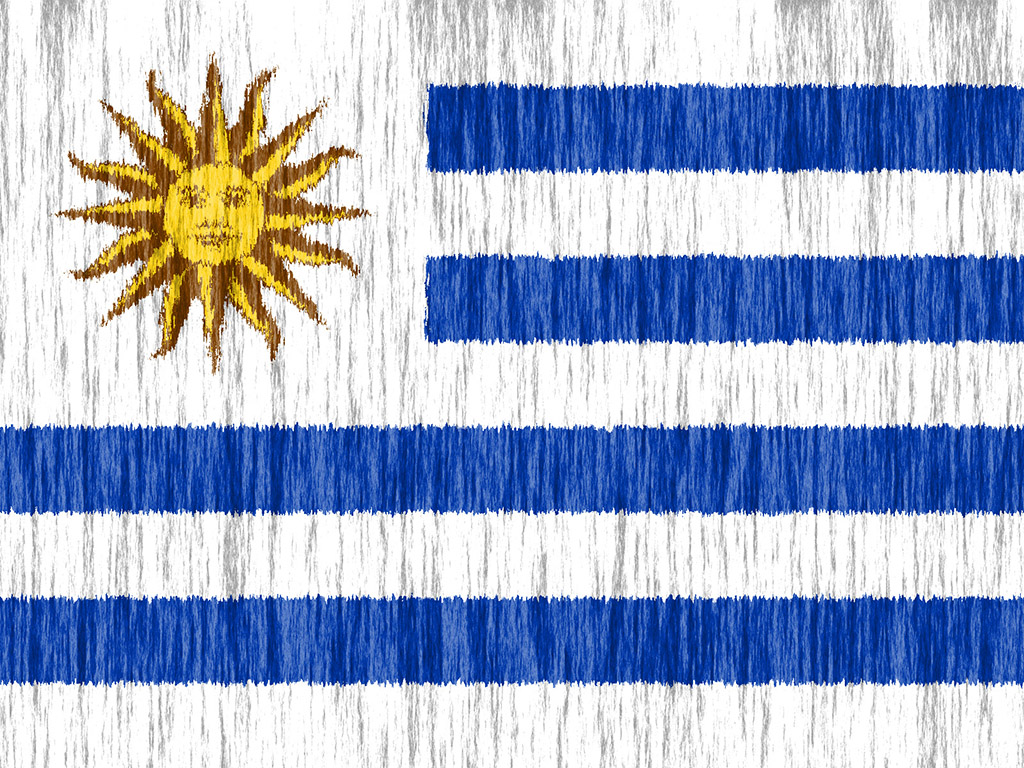 Fahne Uruguays - Uruguay Flagge