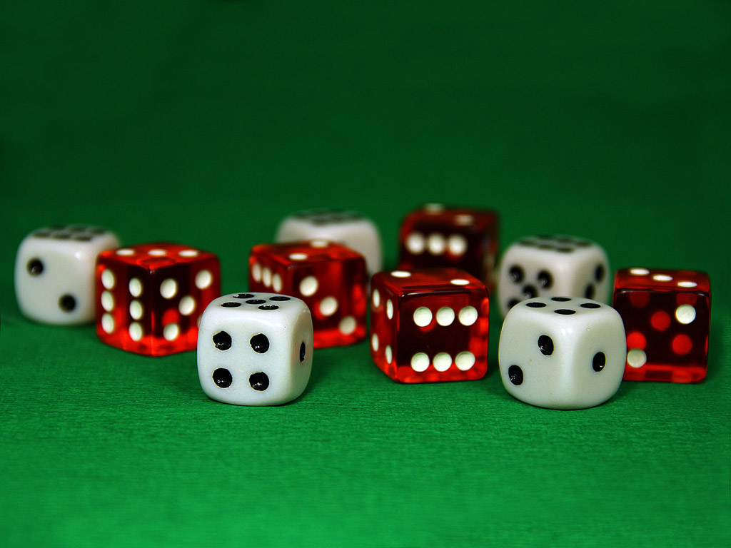 Würfel | Glücksspiel - Hintergrundbild kostenlos