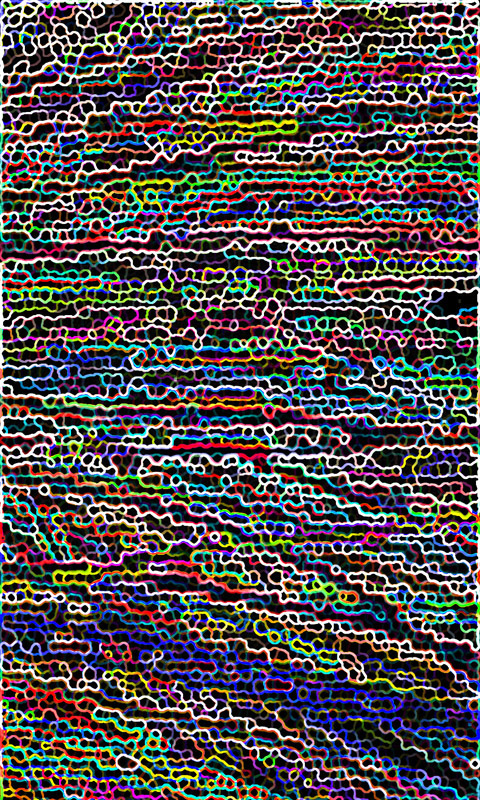 Bunte Konturlinien.005