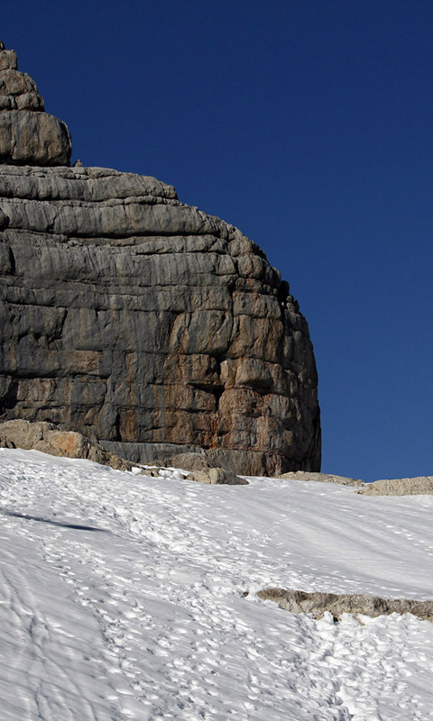 Der Dachstein, Die Alpen, Winter, Schnee, Berg.003