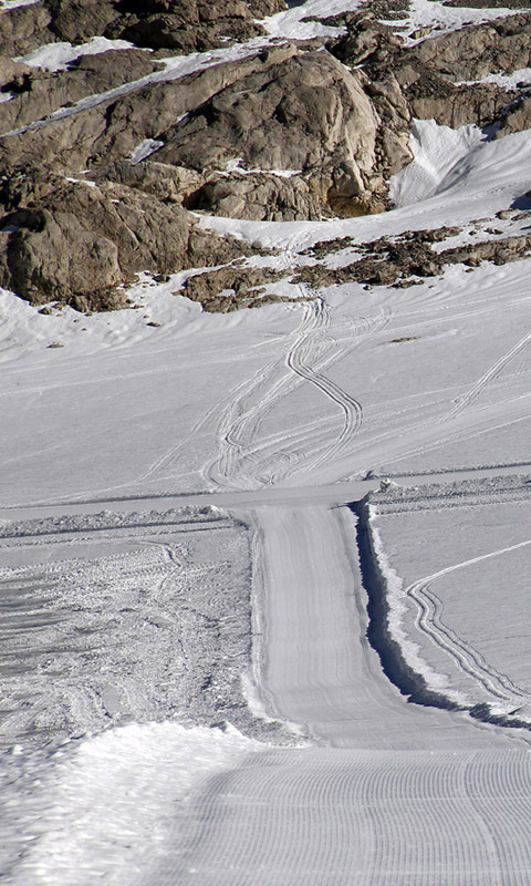 Handy Hintergrundbild: Der Dachstein, Die Alpen, Winter, Schnee, Berg