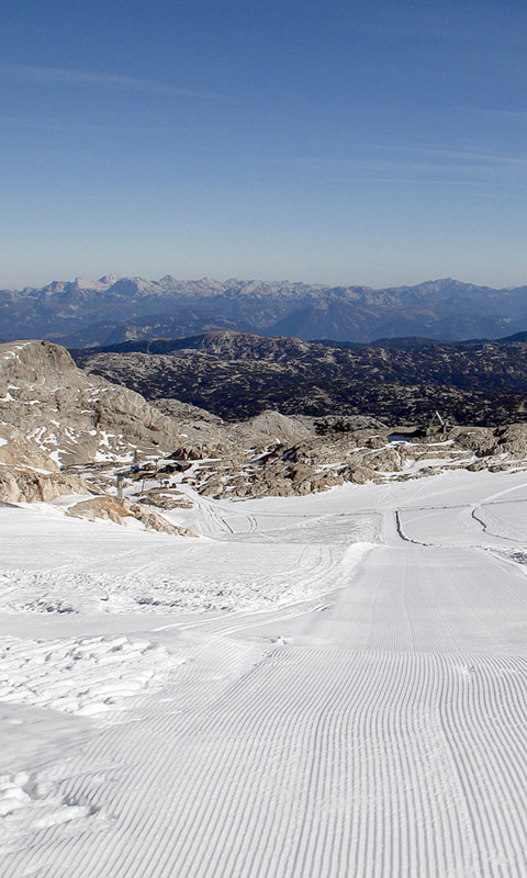 Handy Hintergrundbild: Der Dachstein, Die Alpen, Winter, Schnee, Berg