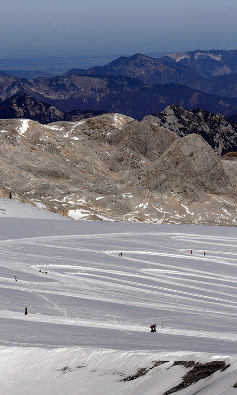 Der Dachstein, Die Alpen, Winter, Schnee, Berg.011