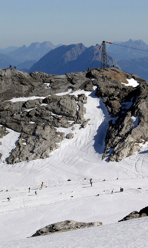 Handy Hintergrundbild: Der Dachstein, Die Alpen, Winter, Schnee, Berg