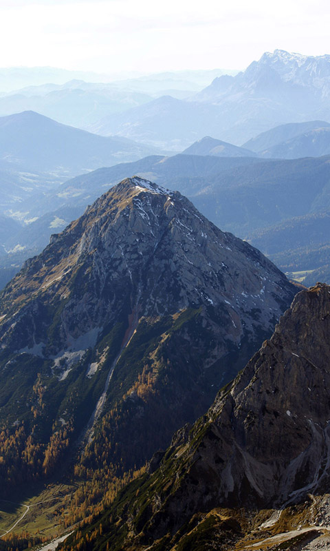 Der Dachstein, Die Alpen, Winter, Schnee, Berg.015