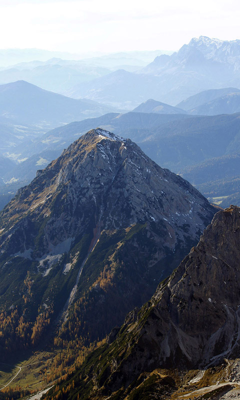 Handy Hintergrundbild: Der Dachstein, Die Alpen, Winter, Schnee, Berg