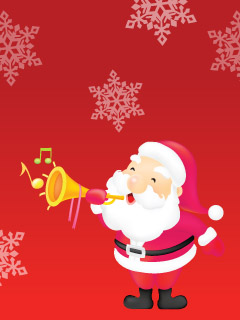 Weihnachtsmann Handy Hintergrundbild - Santa Klaus