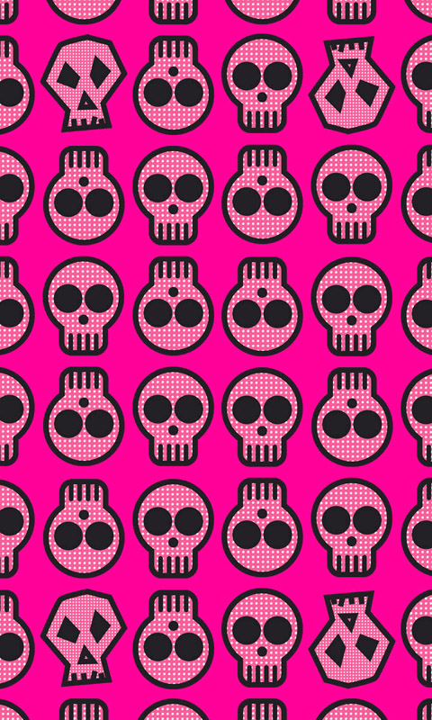 Handy Hintergrundbild: Totenkopf