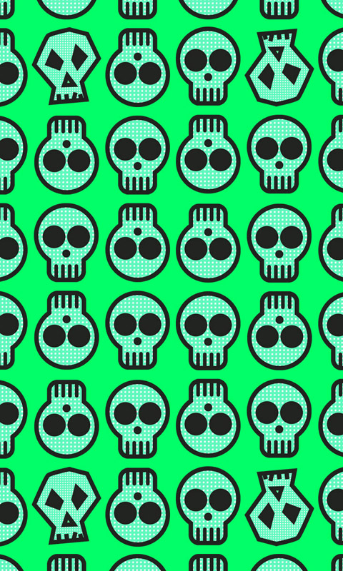 Handy Hintergrundbild: Totenkopf