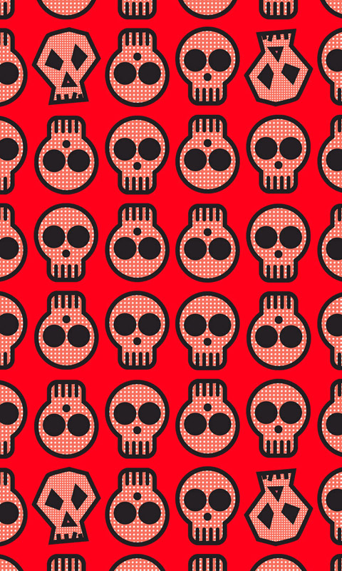 Handy Hintergrundbild: Totenkopf