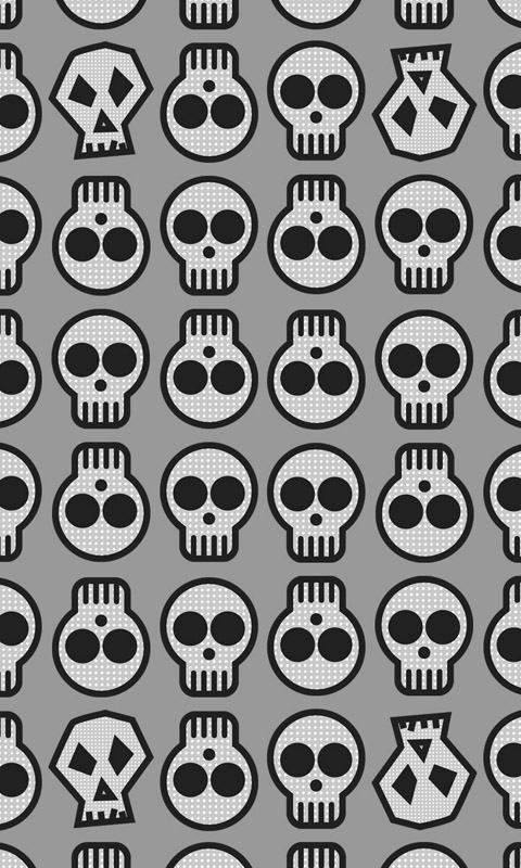 Handy Hintergrundbild: Totenkopf