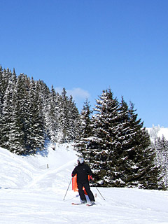 Winter in den Alpen, Schnee - Handy Hintergrundbild