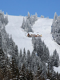 Winter in den Alpen, Schnee - Handy Hintergrundbild