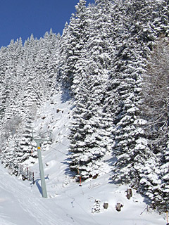 Winter in den Alpen, Schnee - Handy Hintergrundbild