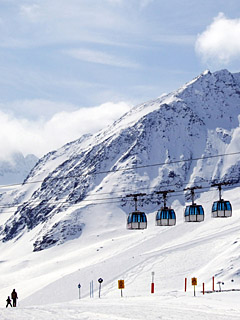 Winter in den Alpen, Schnee - Handy Hintergrundbild