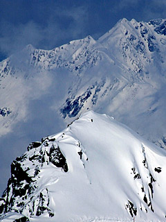 Winter in den Alpen, Schnee - Handy Hintergrundbild