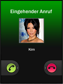 Eingehender Anruf Handy Hintergrundbild
