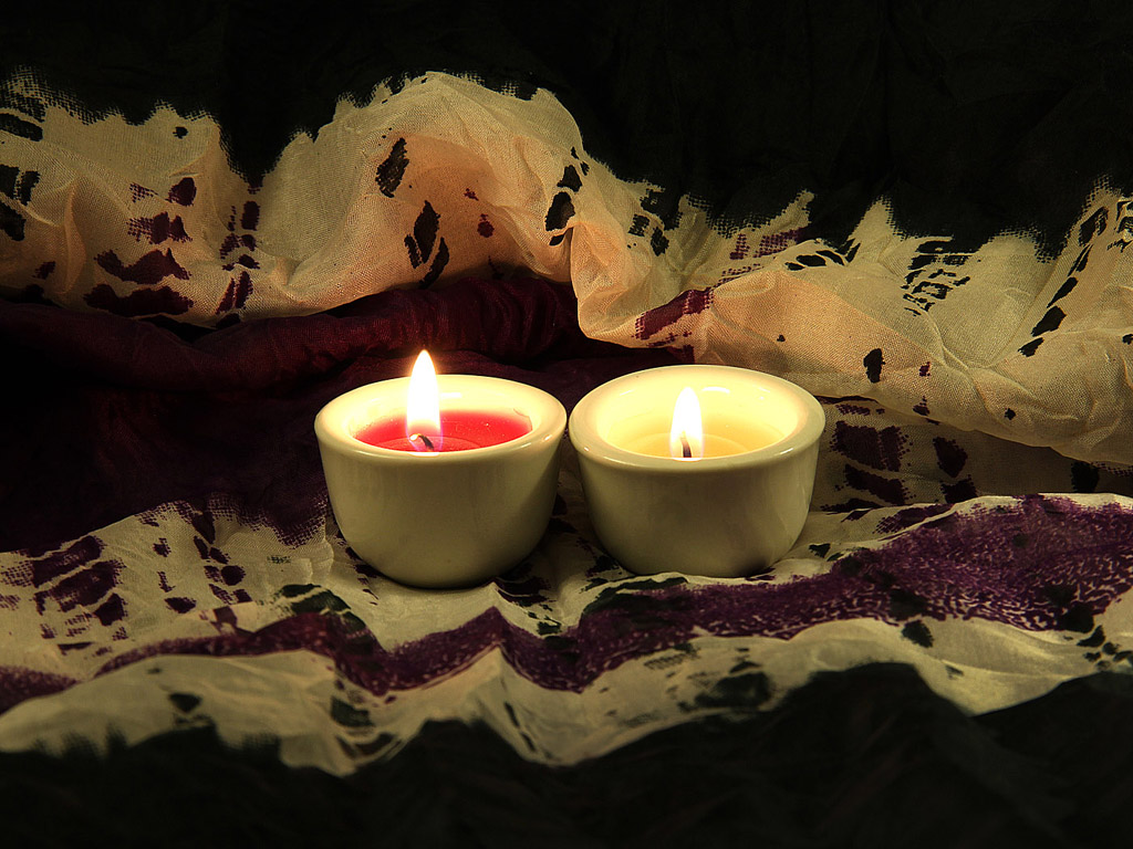 Kerzen - Hintergrundbild kostenlos