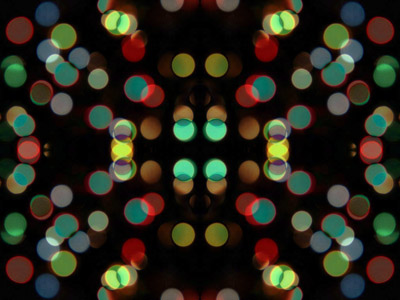 Bunte Lichte, schwarzer Hintergrund