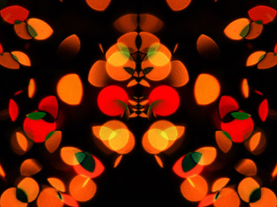 Bunte Lichte, schwarzer Hintergrund