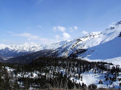 Winter in den Alpen