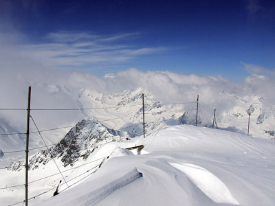 Winter in den Alpen
