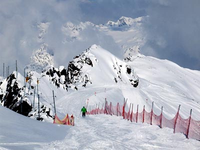 Winter in den Alpen