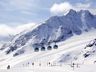 Winter in den Alpen