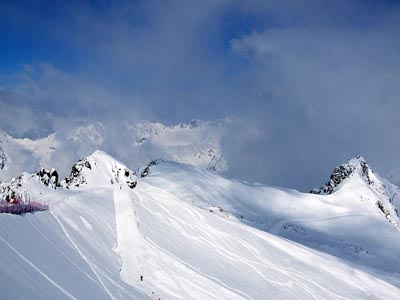 Winter in den Alpen