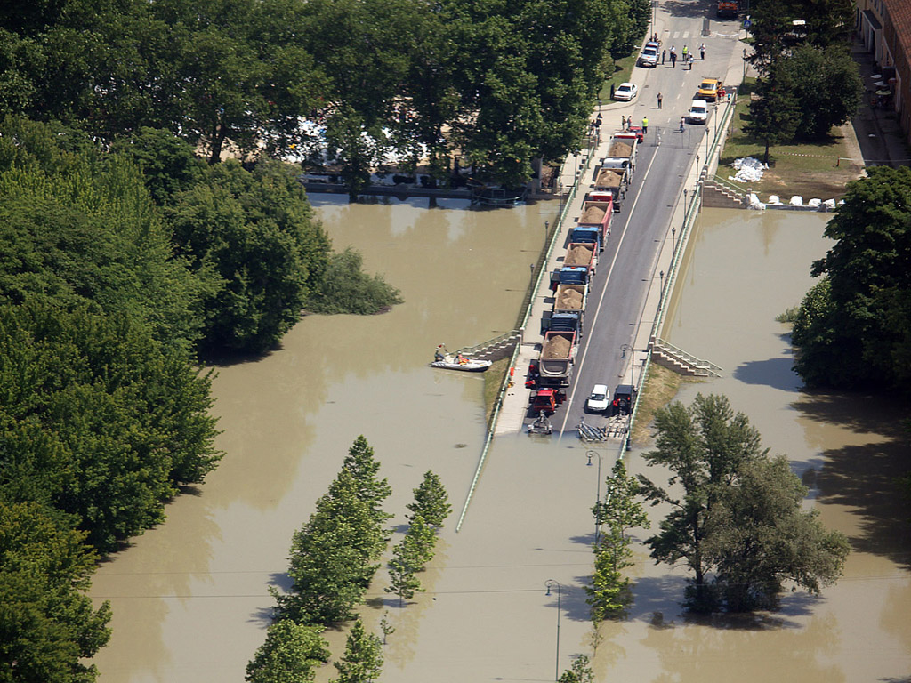 Hochwasser an der Donau