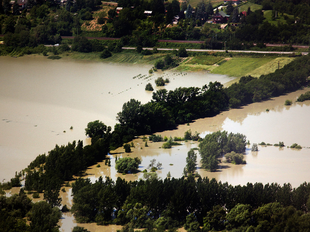 Hochwasser an der Donau