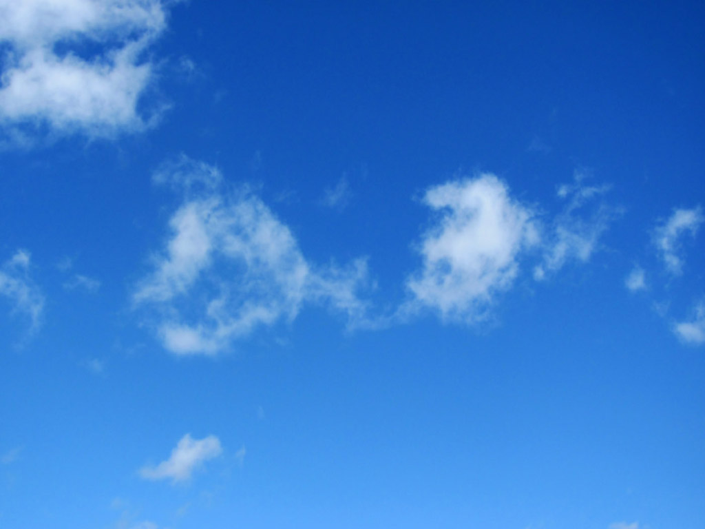 Wolke - blauer Himmel - Kostenloses Hintergrundbild