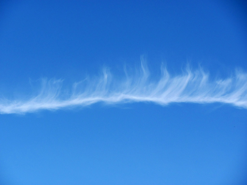 Wolke - blauer Himmel - Kostenloses Hintergrundbild