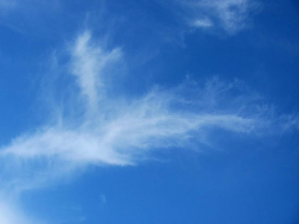 Wolke - blauer Himmel - Kostenloses Hintergrundbild