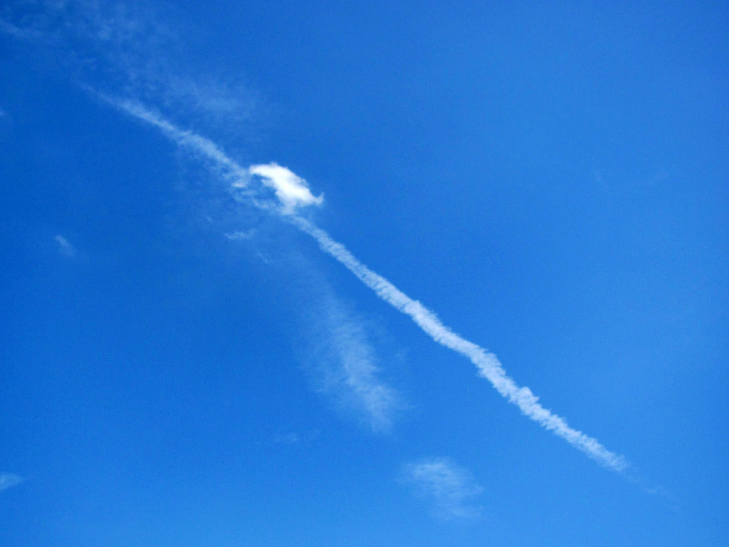 Wolke - blauer Himmel - Kostenloses Hintergrundbild