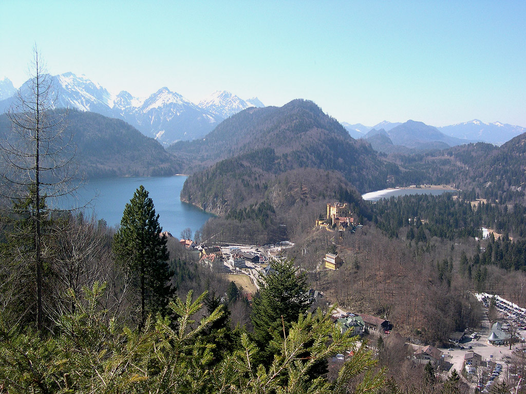 Das Schloss Neuschwanstein - Kostenloses Hintergrundbild