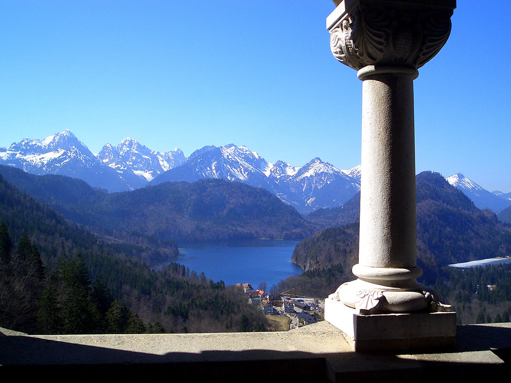 Das Schloss Neuschwanstein - Kostenloses Hintergrundbild