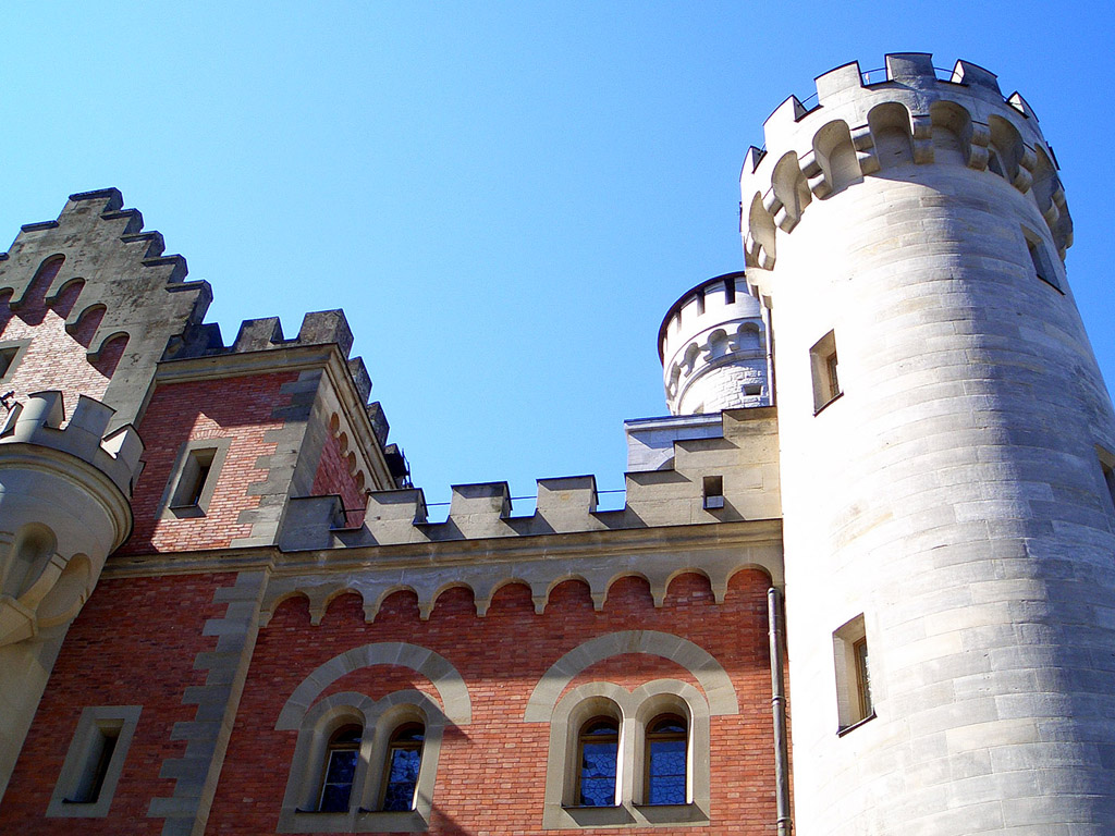 Das Schloss Neuschwanstein - Kostenloses Hintergrundbild