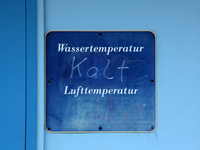 Der Chiemsee - Wassertemperatur: kalt